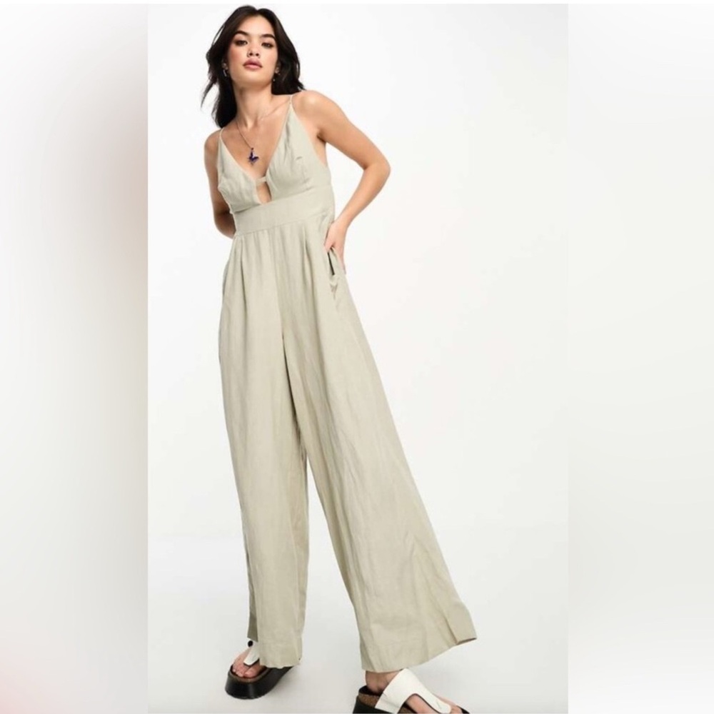 NWOT Free People Emma One Piece Jumpsuit, Size L
